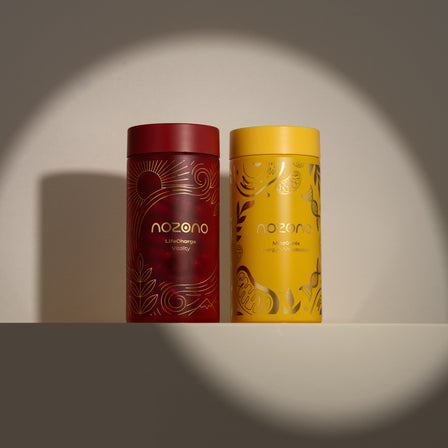 NOZONO Longevity Foundation Duo – conjunto LifeCharge e MitoGenix para uma vitalidade duradoura